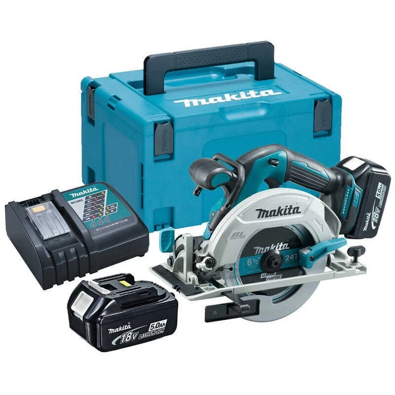 Scie Circulaire 18V LXT Ø165 Mm (2x5,0 Ah) En MAKPAC - MAKITA DHS680RTJ 1 Scie Circulaire 18V LXT Ø165 Mm (2x5,0 Ah) En MAKPAC - MAKITA DHS680RTJ