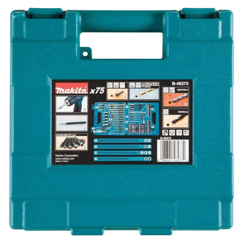 Set De 75 Forets Et Embouts - MAKITA B-49373 2 Set De 75 Forets Et Embouts - MAKITA B-49373 – Image 2