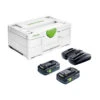 Set Energie SYS 18V (2x4,0 Ah) Avec Chargeur TCL 6 DUO - FESTOOL 577109