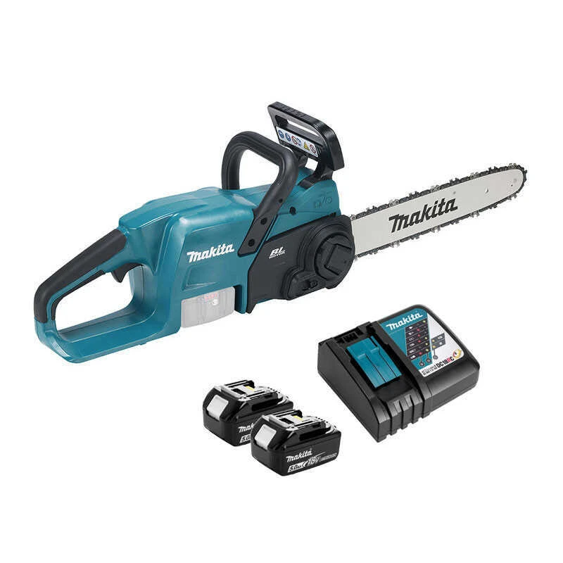 Tronçonneuse à Chaîne Sans Fil 18V (2x5.0Ah) 35 Cm - MAKITA DUC357RT2X3 1 Tronçonneuse à Chaîne Sans Fil 18V (2x5.0Ah) 35 Cm - MAKITA DUC357RT2X3