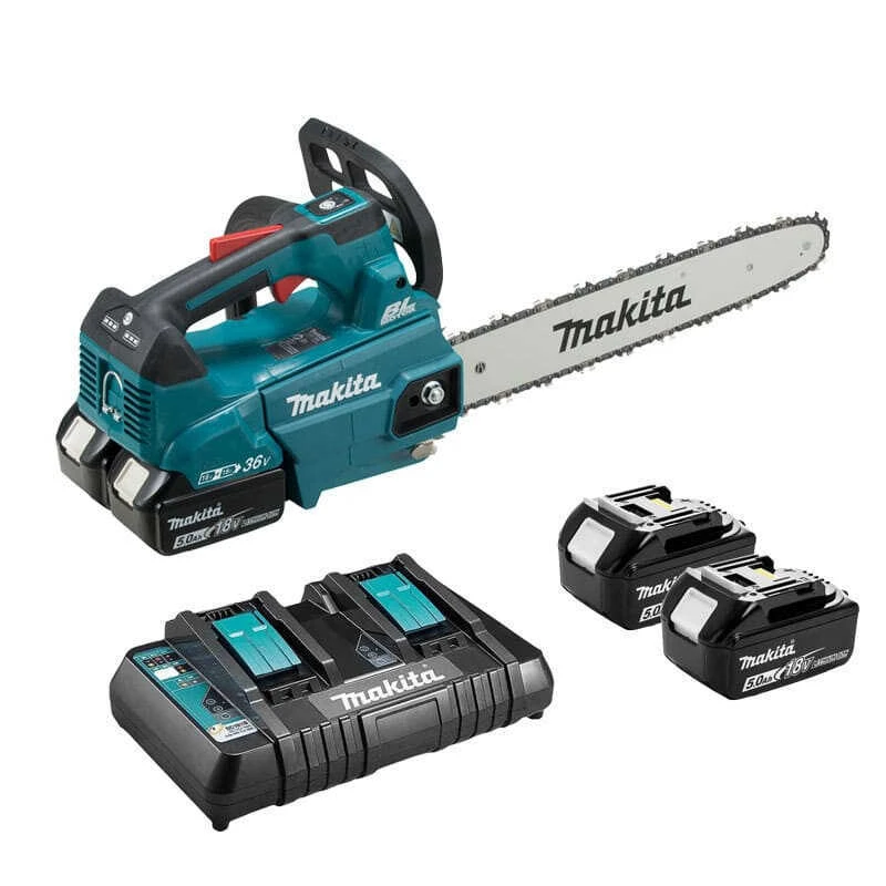 Tronçonneuse D'élagage 36V Li-Ion 35 Cm (4x5.0Ah) - MAKITA DUC356PT4B 1 Tronçonneuse D'élagage 36V Li-Ion 35 Cm (4x5.0Ah) - MAKITA DUC356PT4B