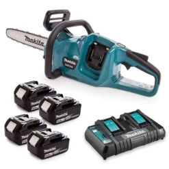 Tronçonneuse 36V LXT (4x5,0 Ah) Avec Chargeur Double - MAKITA DUC353PT4
