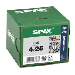 Vis Cruciforme à Tête Fraisée Filetage Total Z2 Acier Inoxydable (360 Pcs) - SPAX -Meilleur Outillage Magasin vis cruciforme a tete fraisee 4cut acier inoxydable spax 360 pieces 3