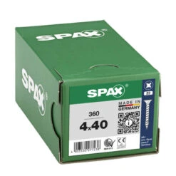 Vis Cruciforme à Tête Fraisée Filetage Total Z2 Acier Inoxydable (360 Pcs) - SPAX -Meilleur Outillage Magasin vis cruciforme a tete fraisee 4cut acier inoxydable spax 360 pieces 6