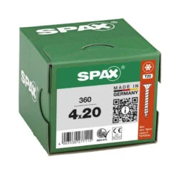 Vis Universelle T-STAR T20 Tête Fraisée Filetage Total (360 Pcs) WIROX - SPAX -Meilleur Outillage Magasin vis universelle torx t20 wirox filetage total spax 360 pieces 3