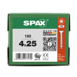 Vis Universelle T-STAR T20 Tête Fraisée Filetage Total (180 Pcs) WIROX - SPAX -Meilleur Outillage Magasin vis universelle torx t20 wirox spax 180 pieces 12